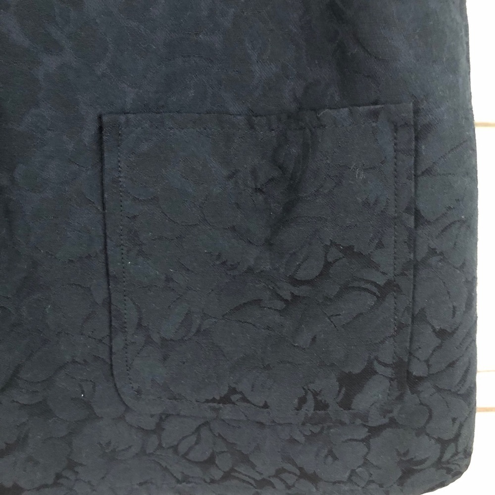 Vera Wang Baroque Jacquard Velvet Blouse View 6